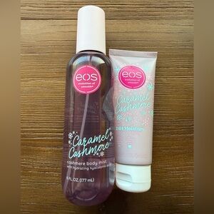 eos Caramel Cashmere Body Mist and Lotion Set